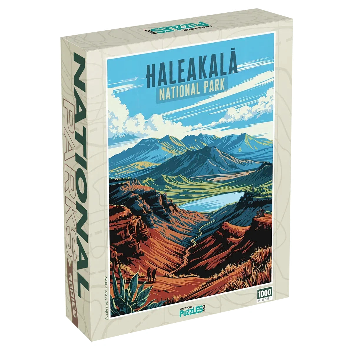 Haleakala National Park Puzzle 1000 piece puzzle box by MakeYourPuzzles