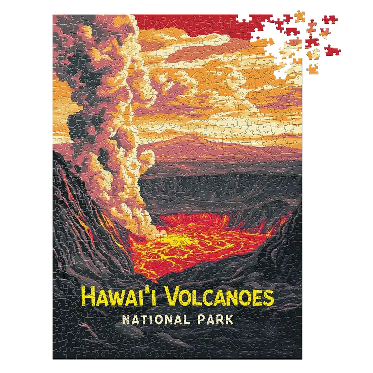 Hawaii Volcanoes National Park 1000 piece jigsaw puzzle by MakeYourPuzzles