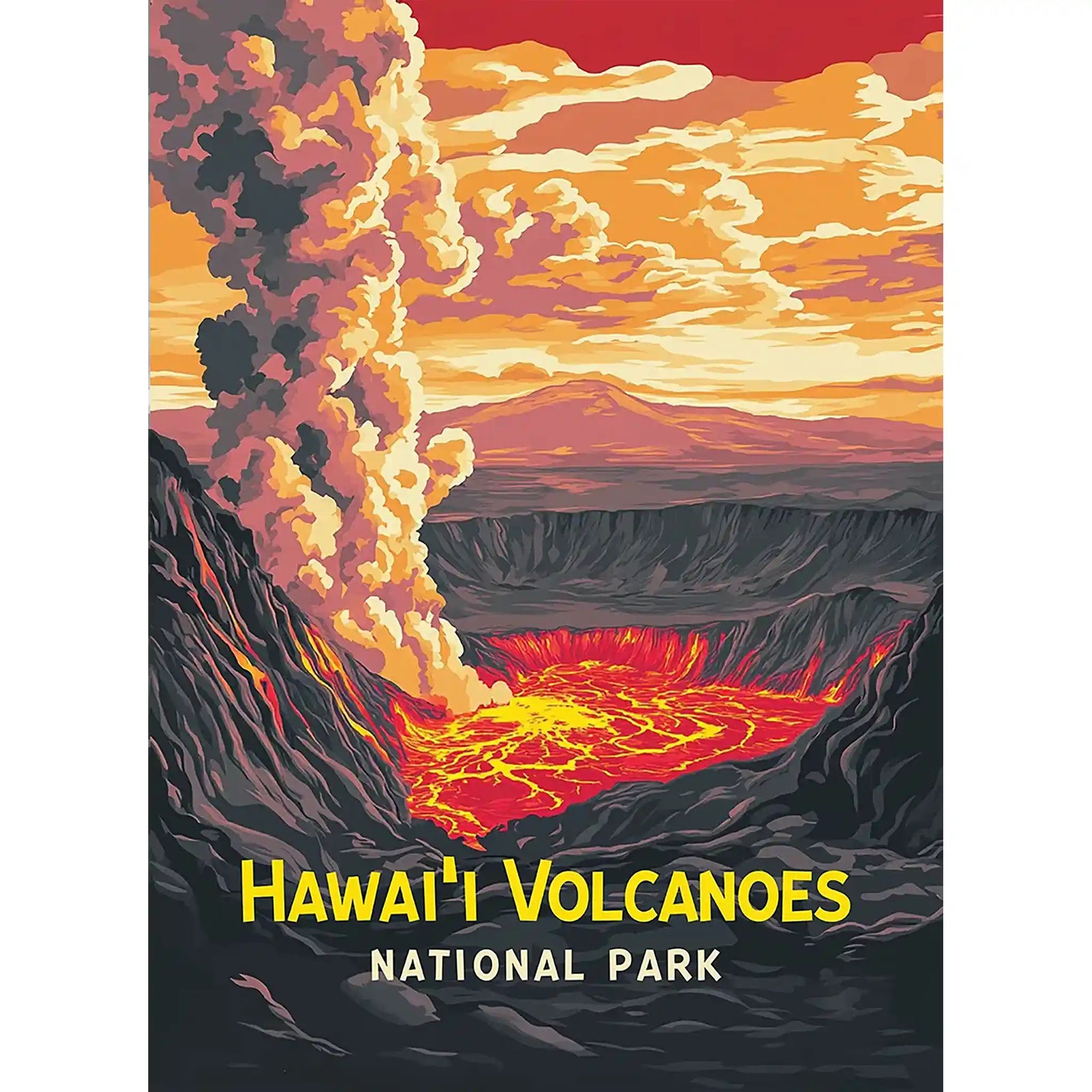 Hawaii Volcanoes National Park Puzzle by MakeYourPuzzles | Premium Jigsaw Puzzle made in the USA