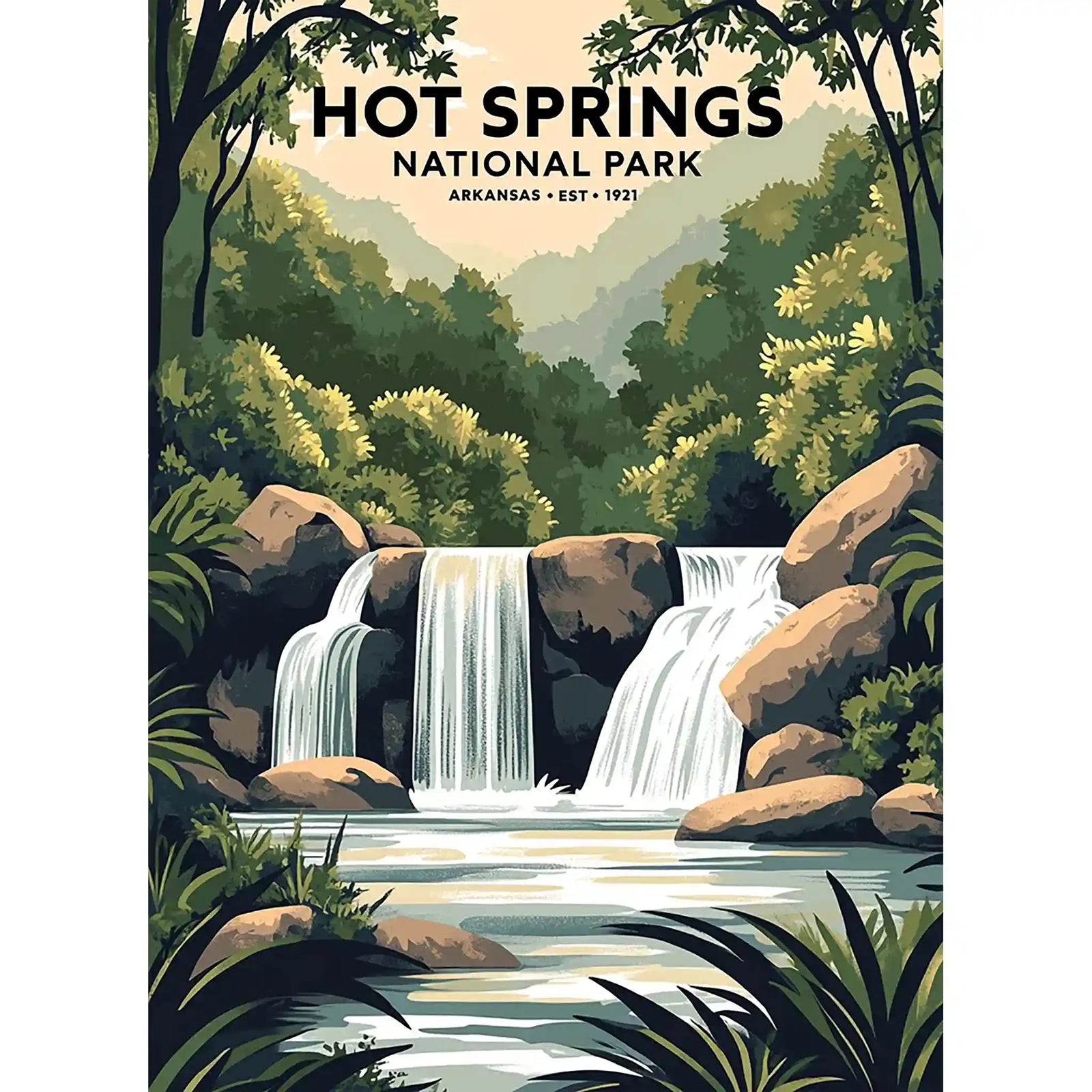 Hot Springs National Park Puzzle by MakeYourPuzzles