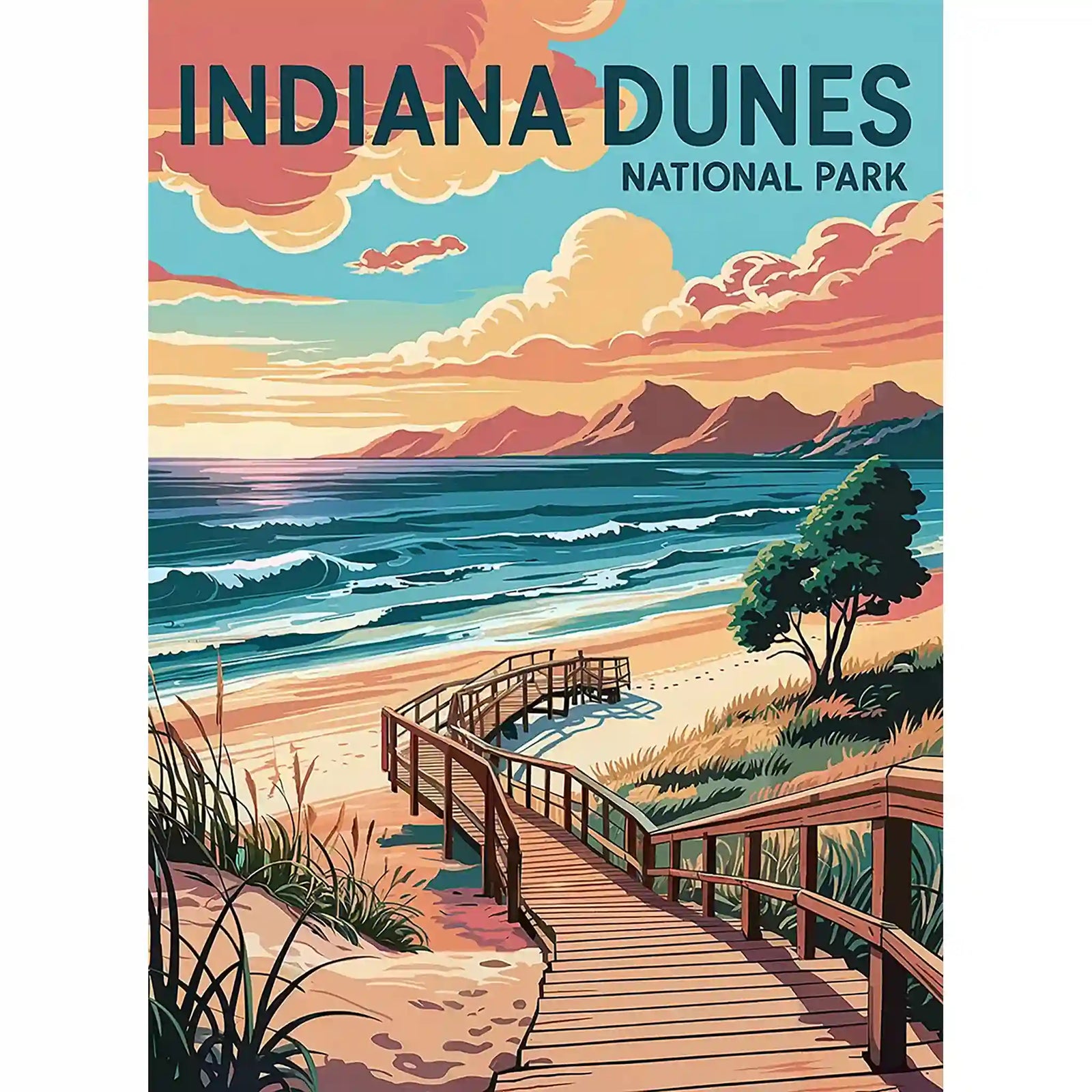 Indiana Dunes National Park Puzzle by MakeYourPuzzles
