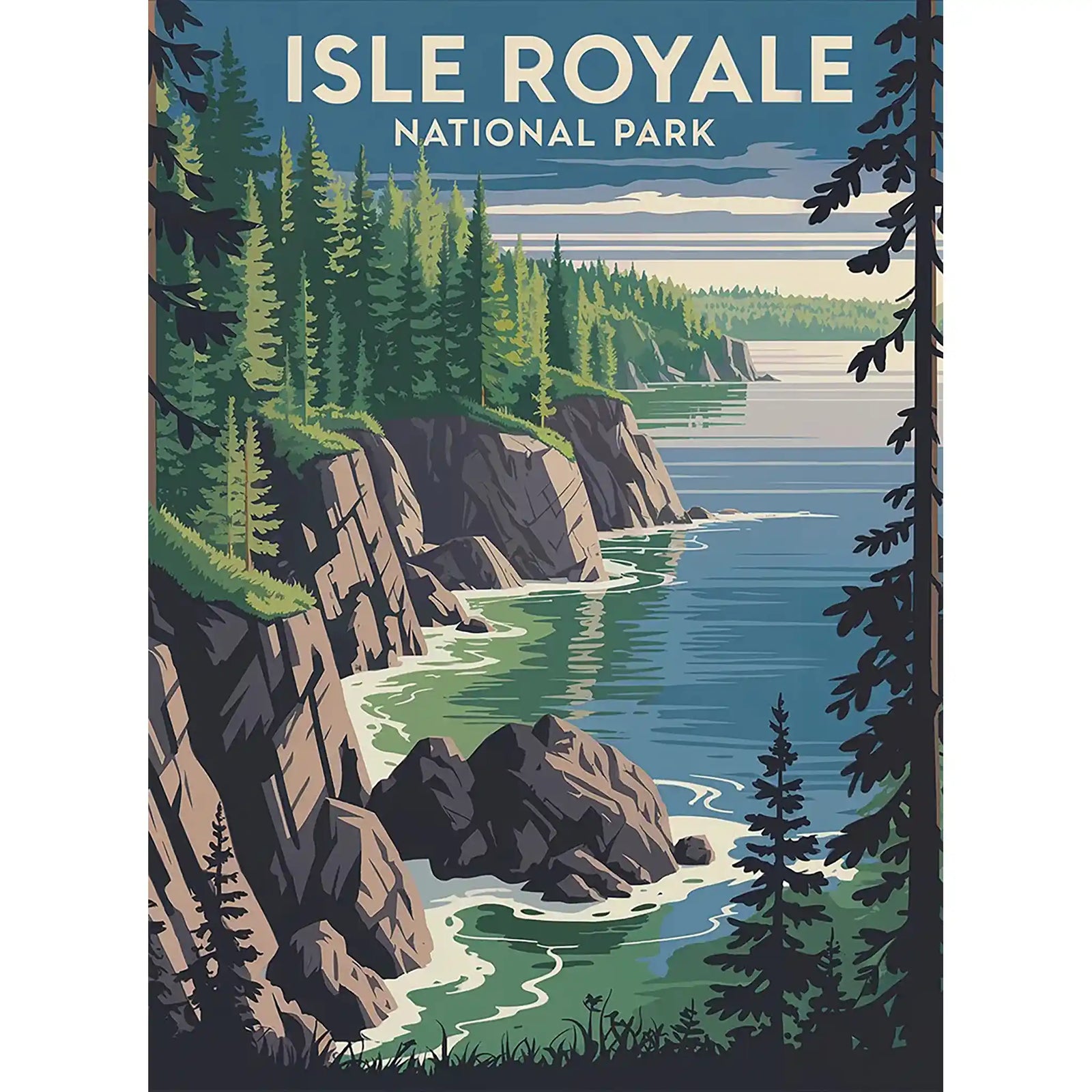 Isle Royale National Park Puzzle by MakeYourPuzzles