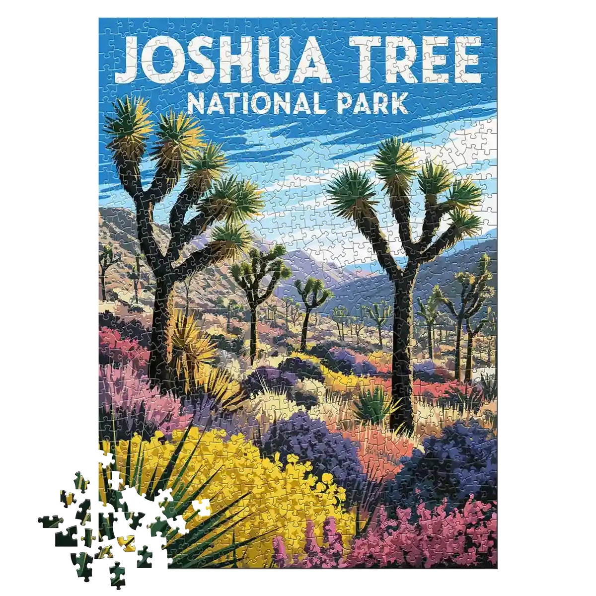 Joshua Tree National Park Blooms 1000 piece puzzle by MakeYourPuzzles