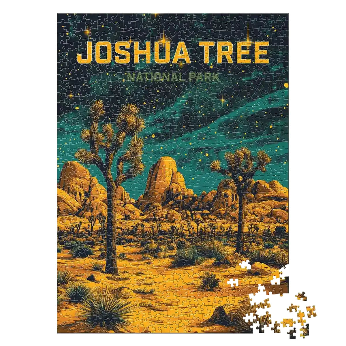 Joshua Tree National Park Stargazer 1000 piece puzzle by MakeYourPuzzles