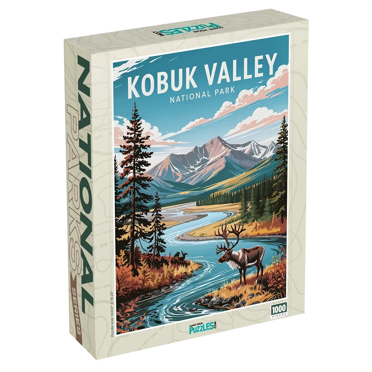 Kobuk Valley National Park Jigsaw Puzzle 1000 piece puzzle box by MakeYourPuzzles