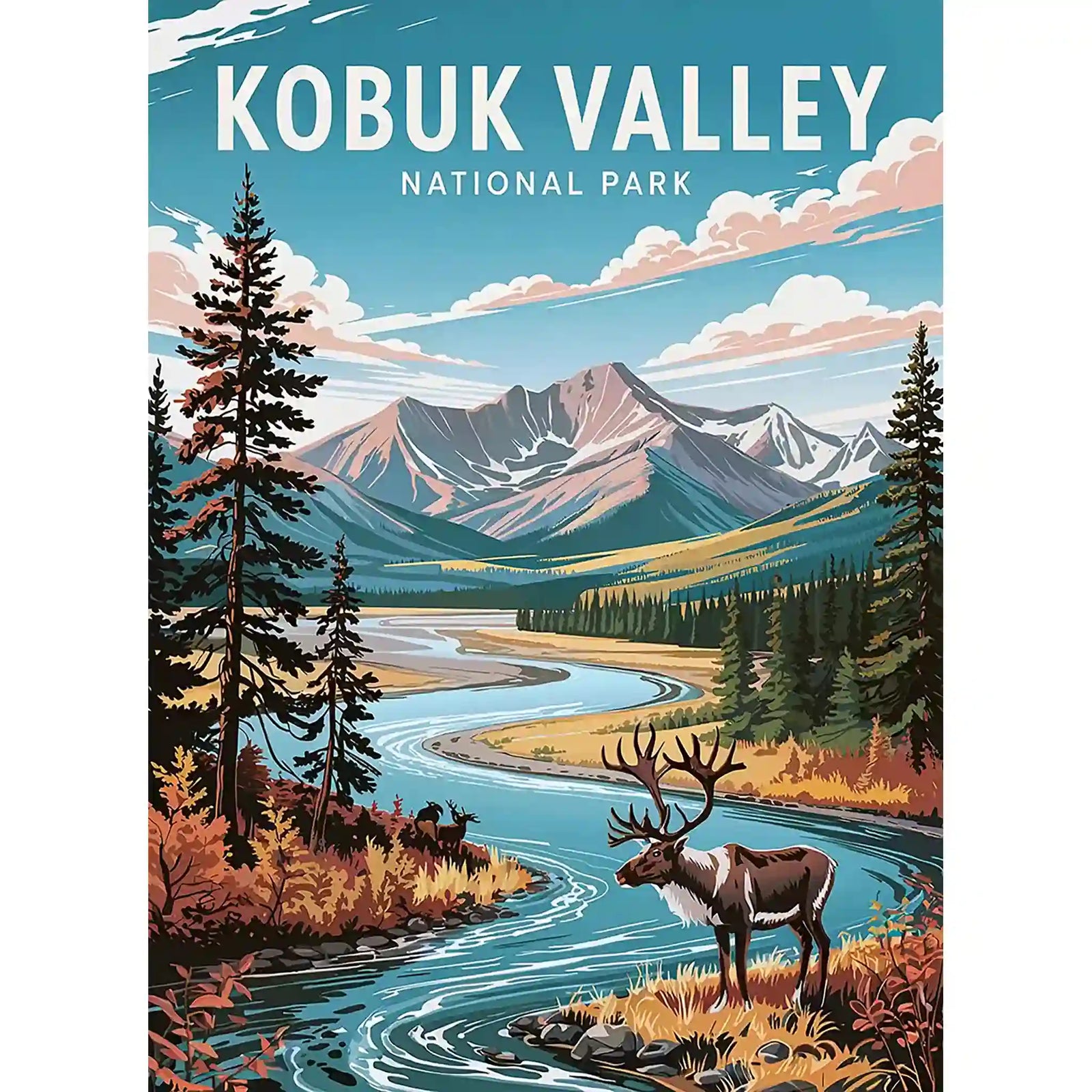 Kobuk Valley National Park Puzzle by MakeYourPuzzles | Premium Quality Jigsaw Puzzle made in the USA