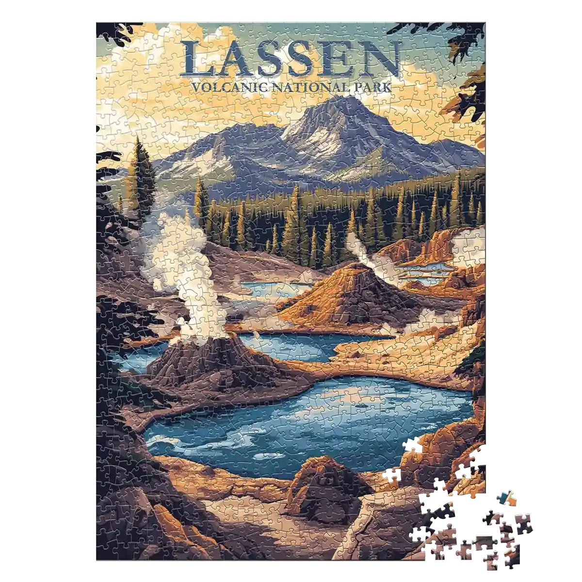 Lassen National Park 1000 piece puzzle by MakeYourPuzzles
