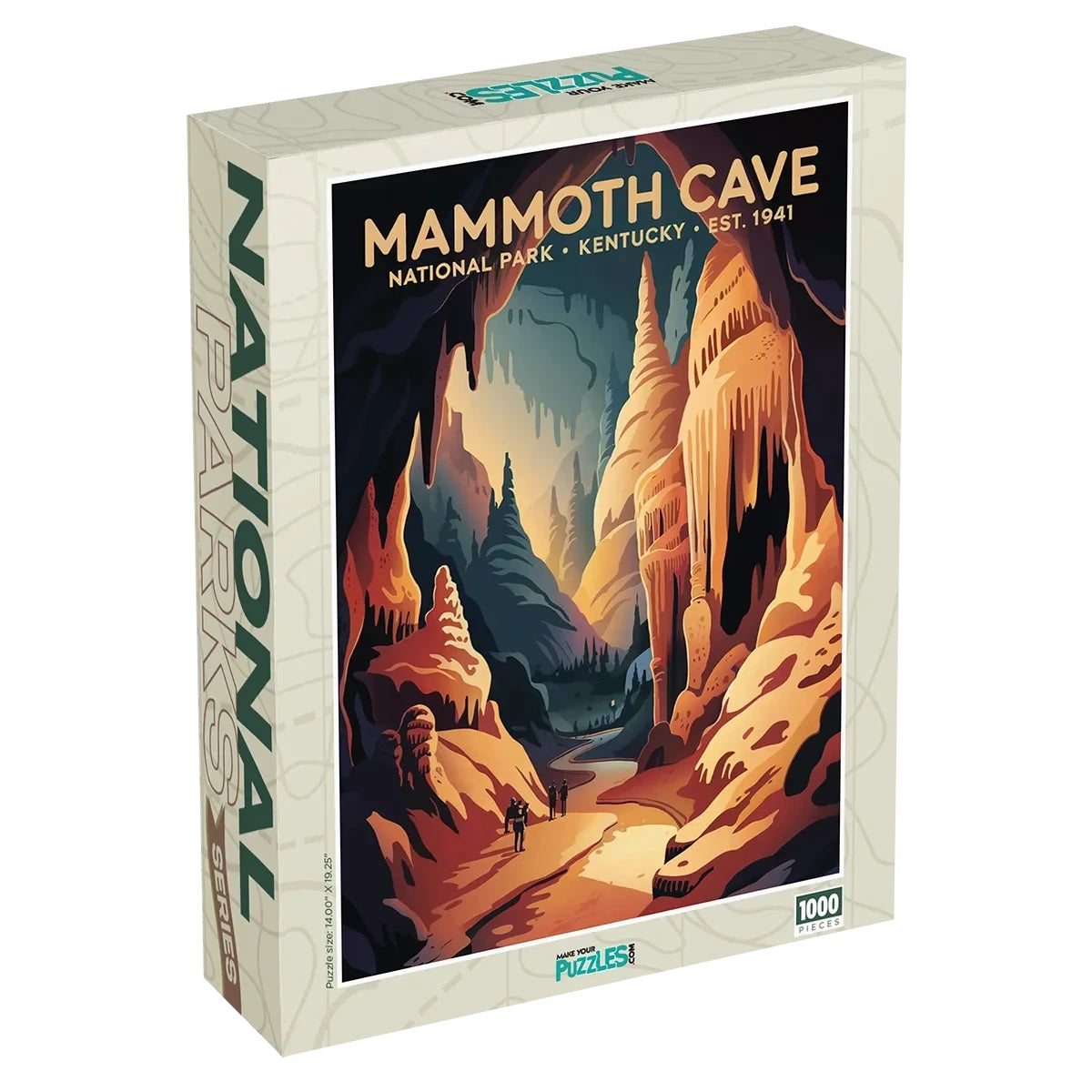 Mammoth Cave National Park Puzzle 1000 piece puzzle box by MakeYourPuzzles