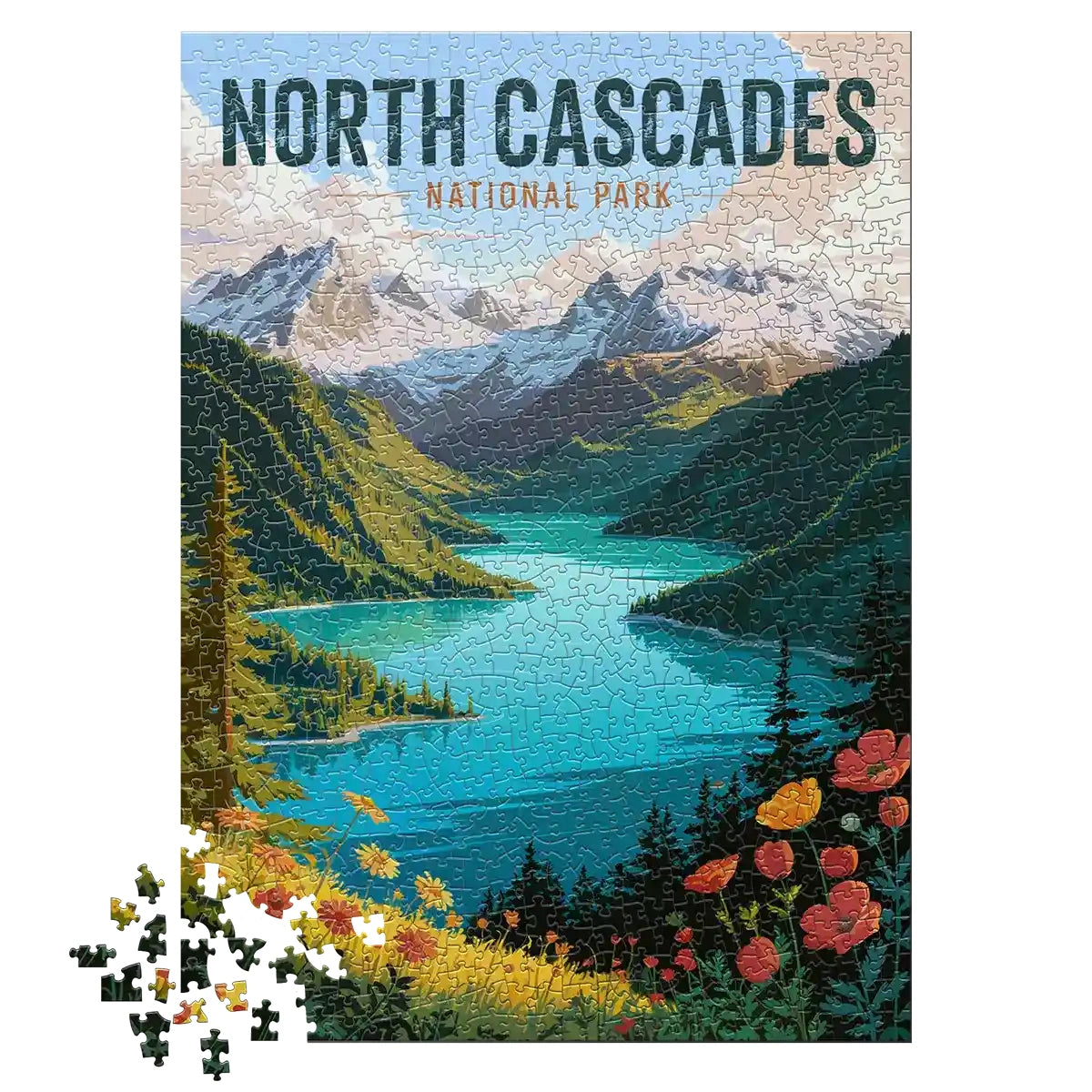 North Cascades National Park 1000 piece puzzle by MakeYourPuzzles