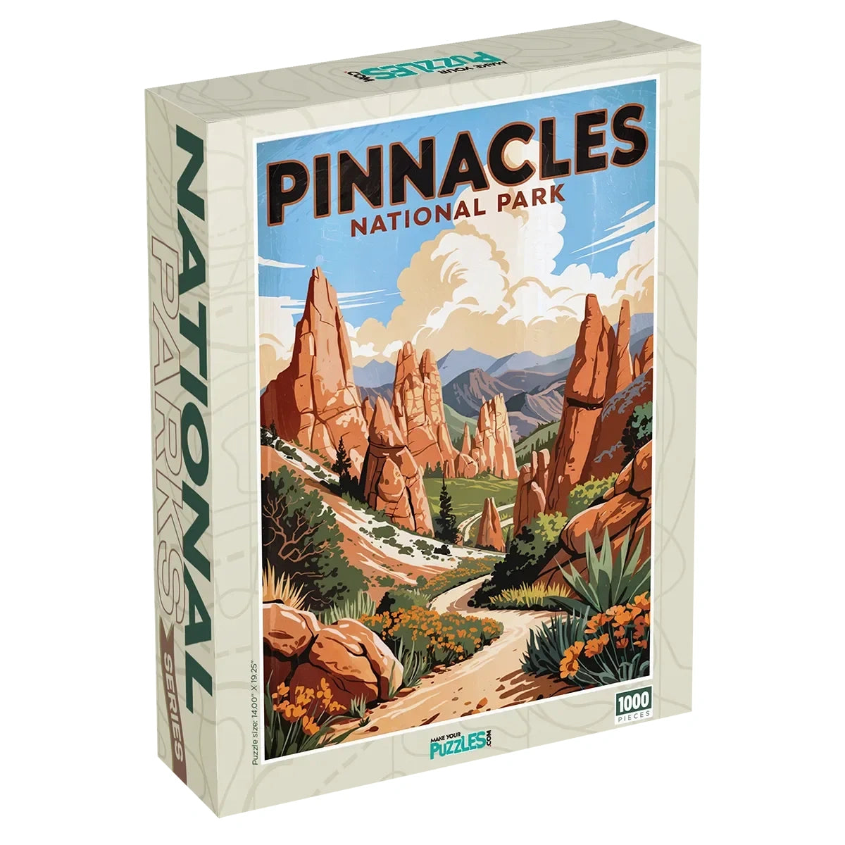 Pinnacles National Park Jigsaw Puzzle 1000 piece puzzle box by MakeYourPuzzles