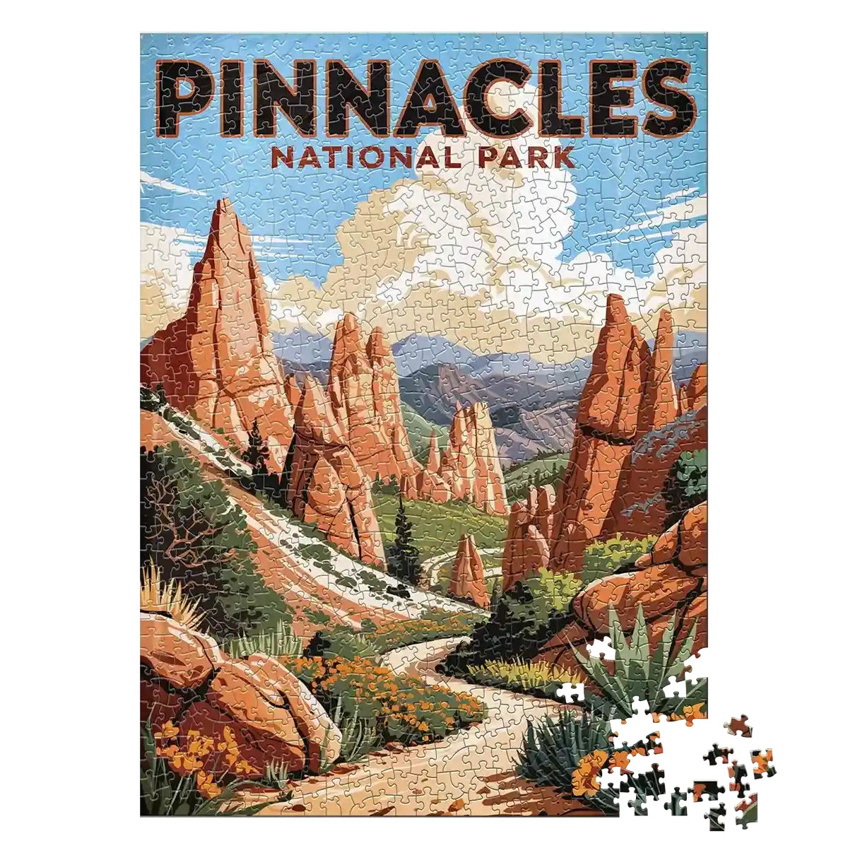 Pinnacles National Park 1000 piece puzzle by MakeYourPuzzles