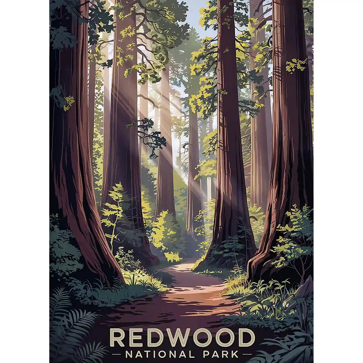 Redwood National Park Jigsaw Puzzle by MakeYourPuzzles