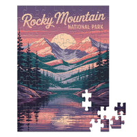 Thumbnail for Rocky Mountain National Park Alpenglow 100 piece puzzle by MakeYourPuzzles