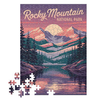 Thumbnail for Rocky Mountain National Park Alpenglow 252 piece puzzle by MakeYourPuzzles