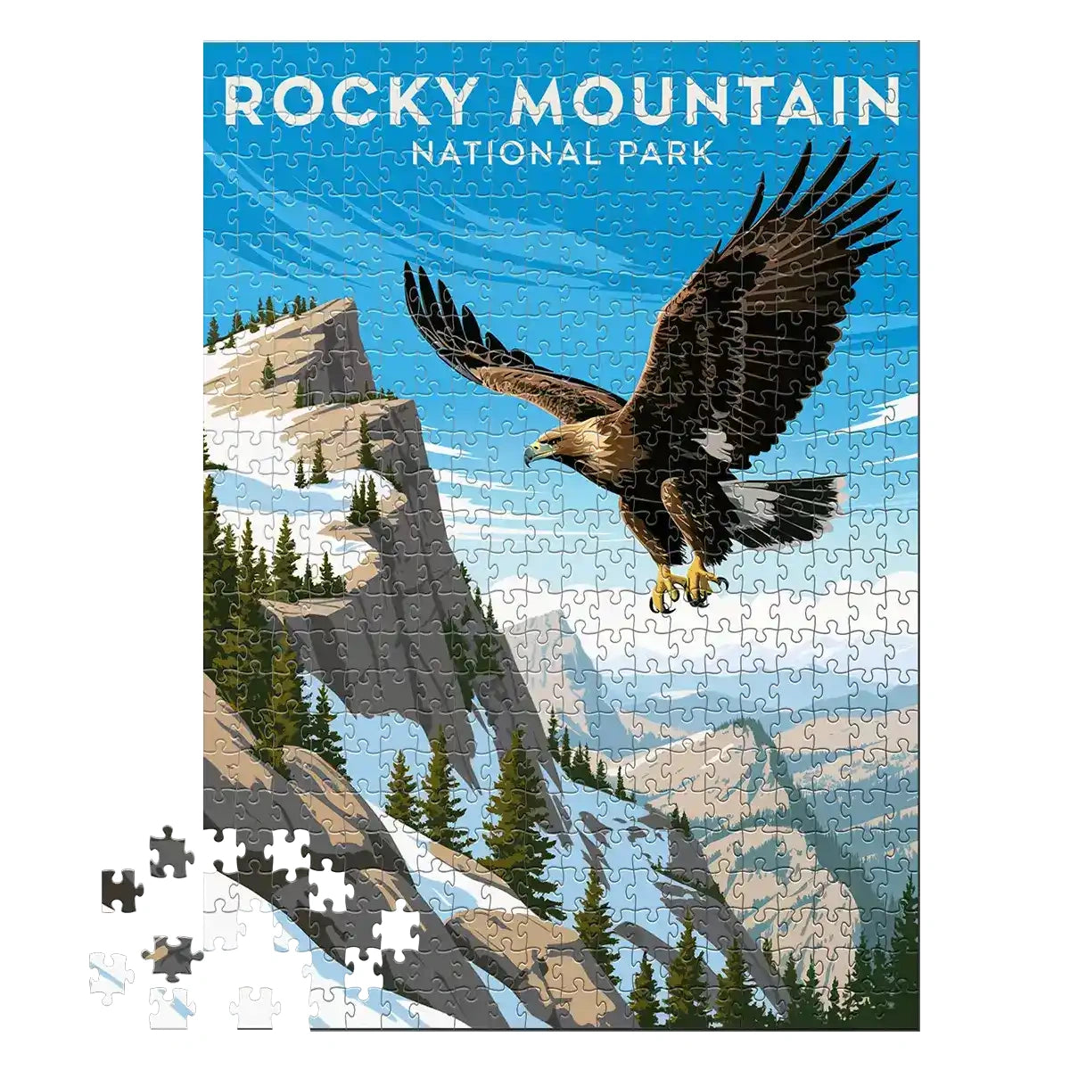 Rocky Mountain National Park Eagle 500 piece puzzle by MakeYourPuzzles