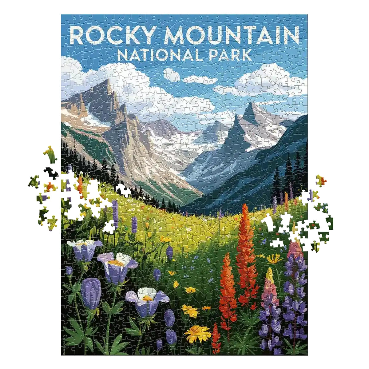Rocky Mountain National Park Flowers 1000 piece puzzle by MakeYourPuzzles