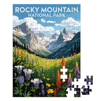Thumbnail for Rocky Mountain National Park Flowers 100 piece puzzle by MakeYourPuzzles
