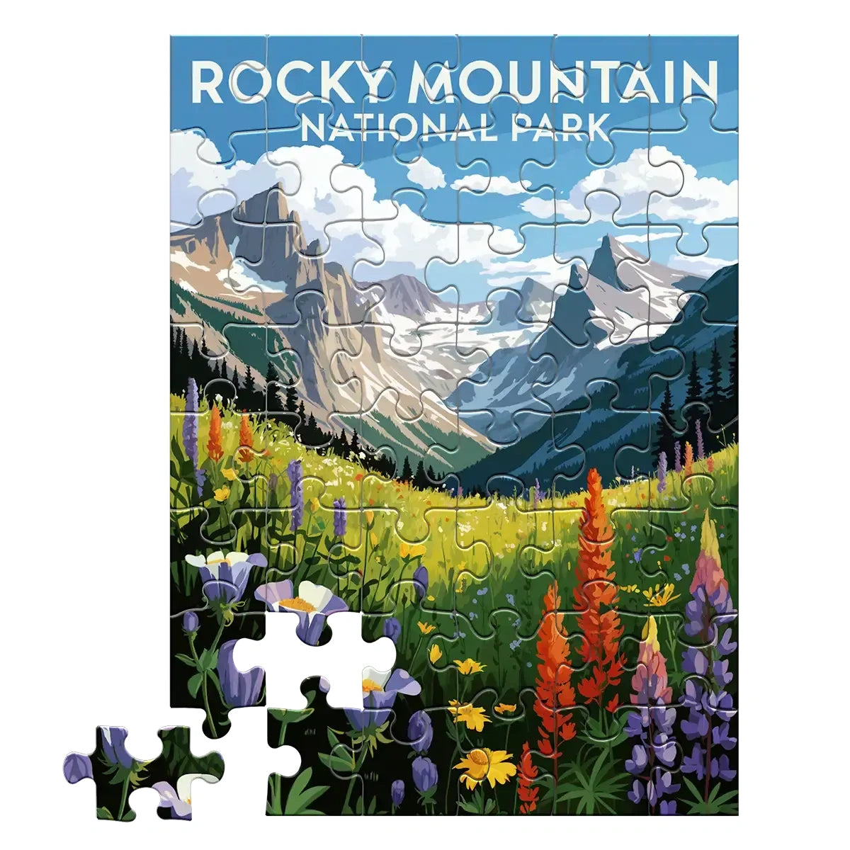Rocky Mountain National Park Flowers 48 piece puzzle by MakeYourPuzzles