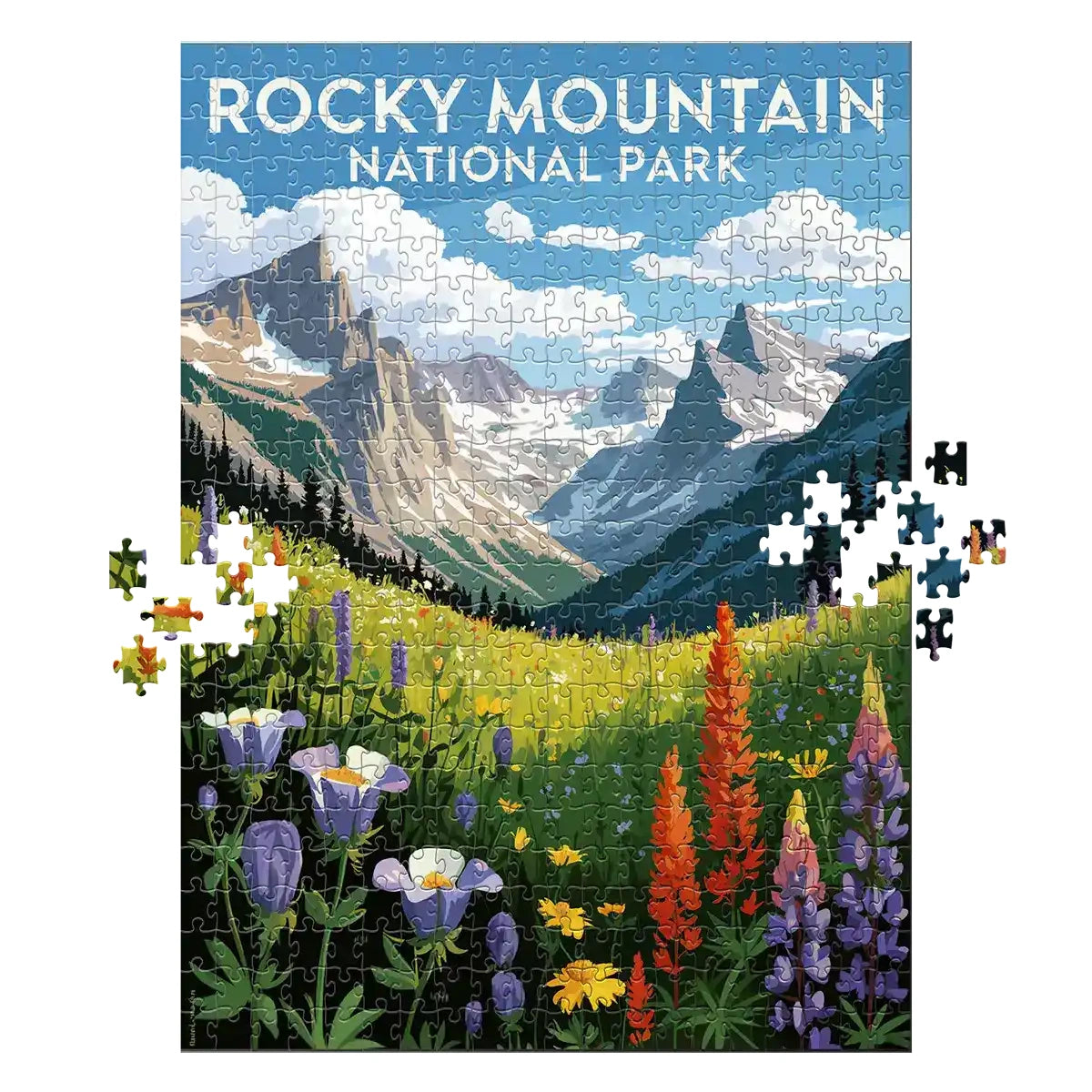 Rocky Mountain National Park Flowers 500 piece puzzle by MakeYourPuzzles