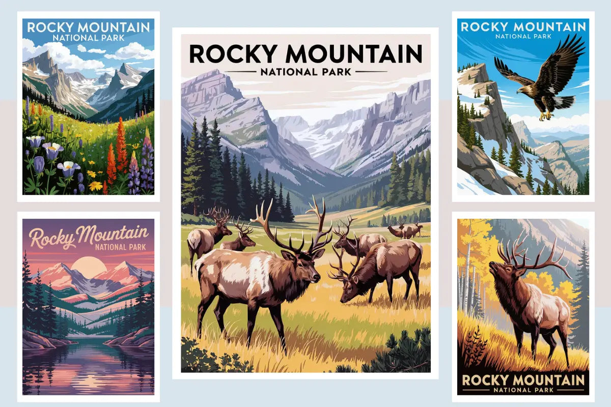 Rocky Mountain National Park Puzzles Collection | Colorado Puzzles | MakeYourPuzzles