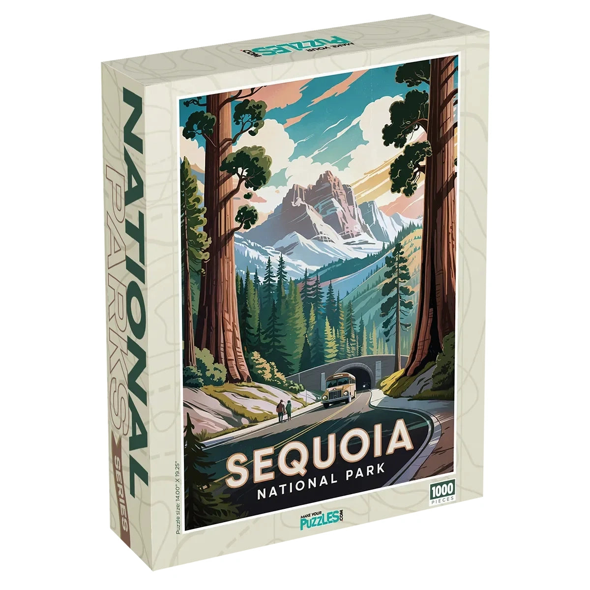 Sequoia National Park Jigsaw Puzzle 1000 piece puzzle box by MakeYourPuzzles