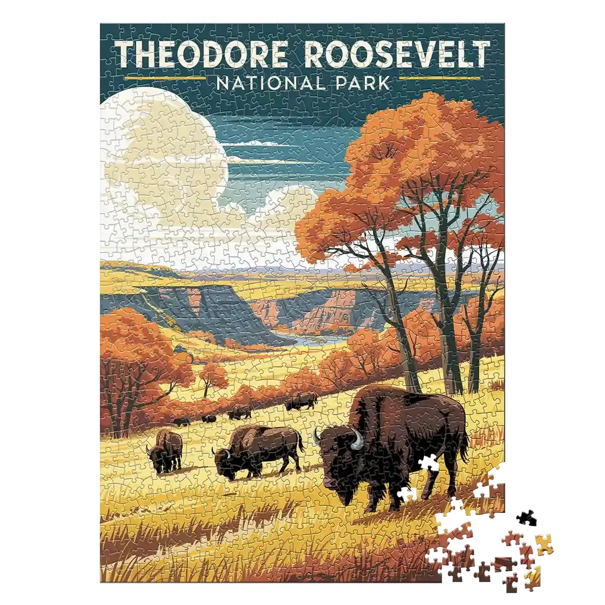 Theodore Roosevelt National Park 1000 piece jigsaw puzzle by MakeYourPuzzles