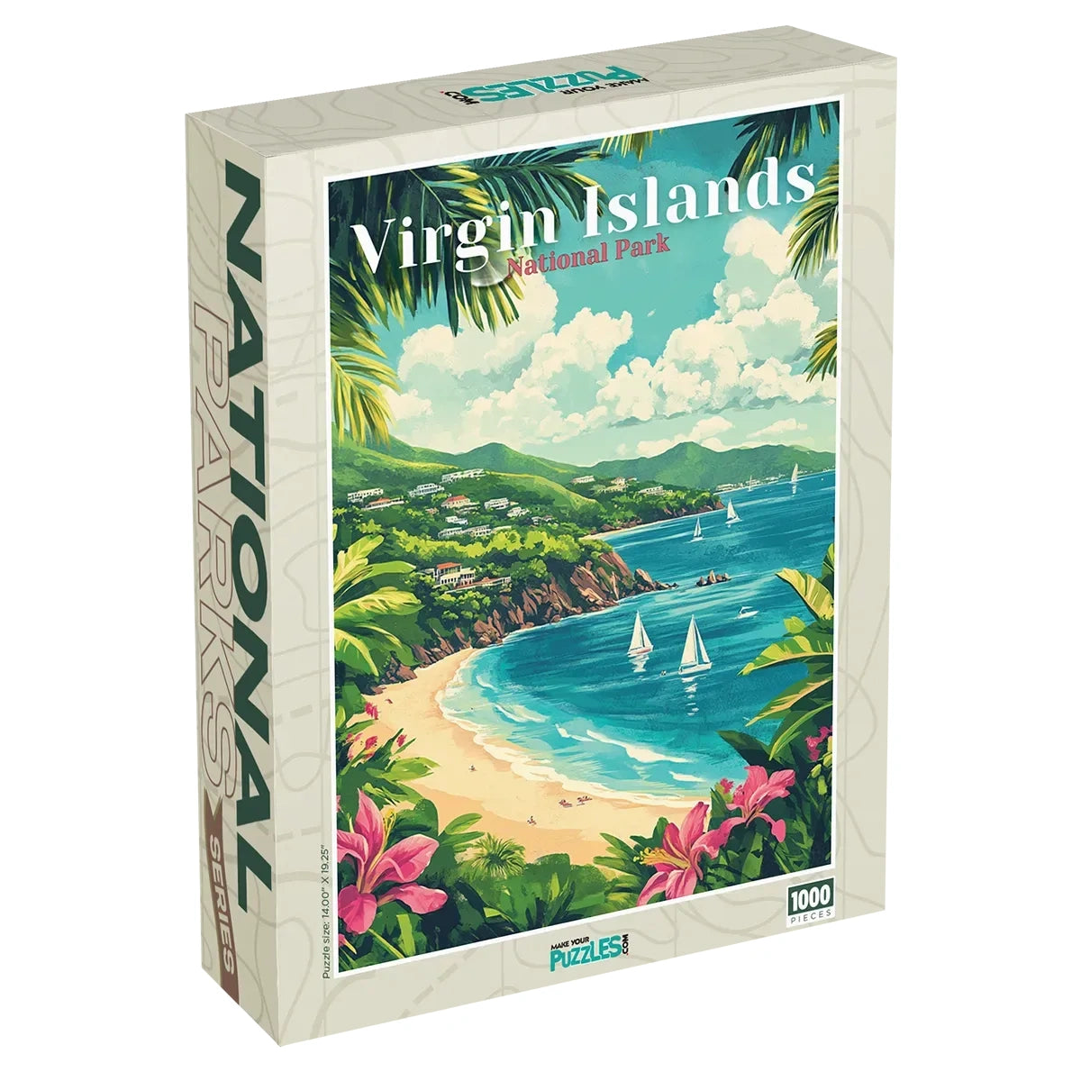 Virgin Islands National Park Puzzle 1000 piece puzzle box by MakeYourPuzzles