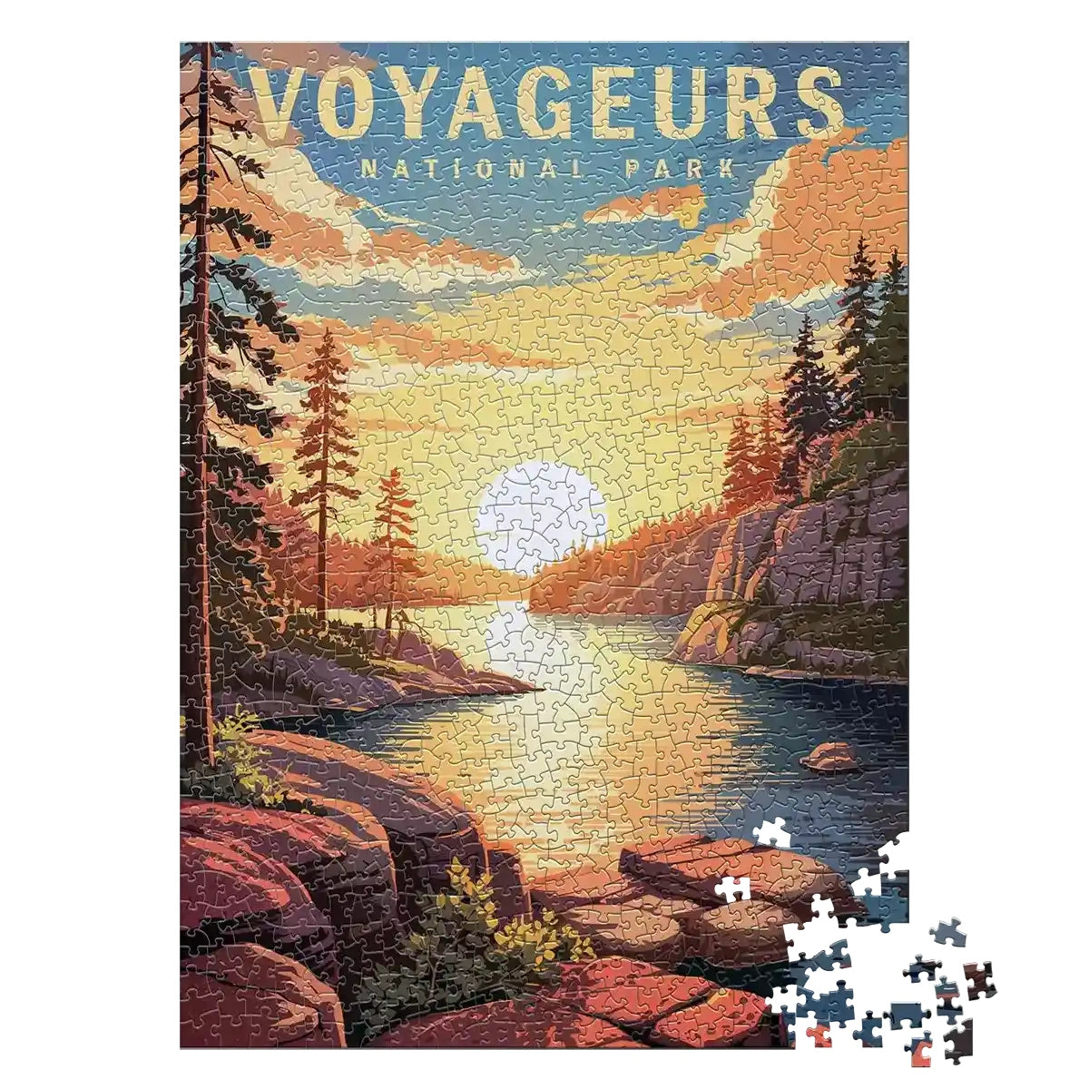 Voyageurs National Park 1000 piece puzzle by MakeYourPuzzles