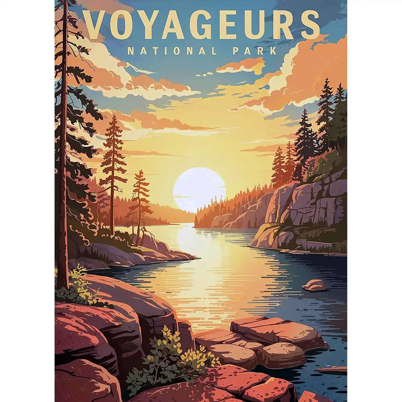Voyageurs National Park Puzzle by MakeYourPuzzles