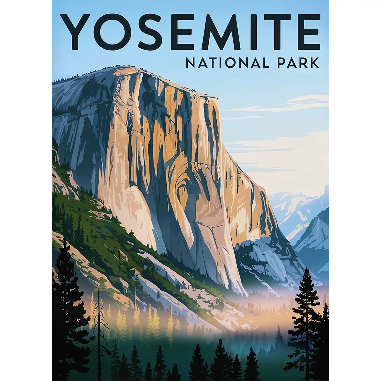Yosemite Puzzle El Capitan by MakeYourPuzzles | Premium Quality Made in the USA
