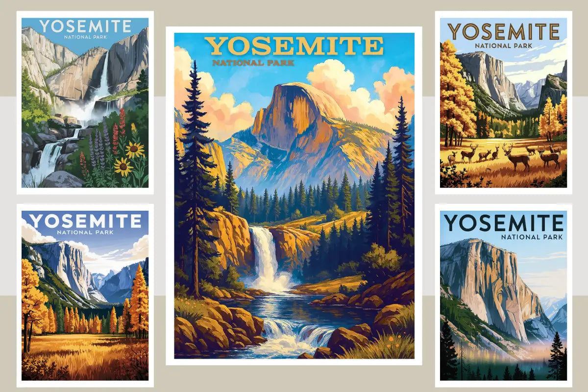Yosemite National Park Puzzles Collection by MakeYourPuzzles | Made in the USA