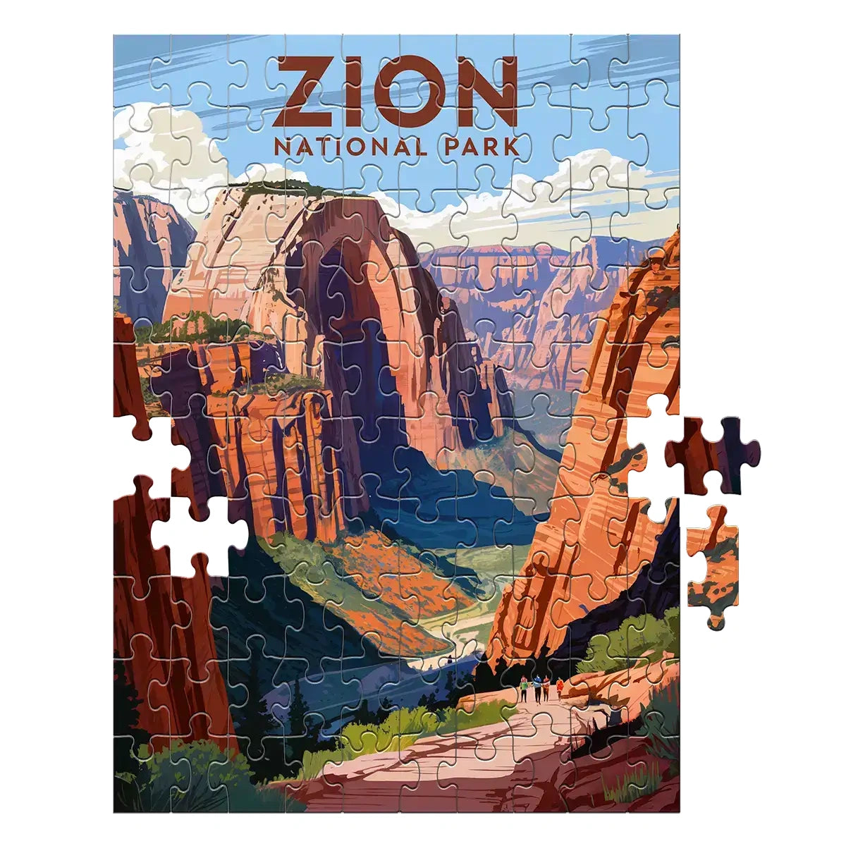 Zion National Park Angels Landing 100 piece puzzle by MakeYourPuzzles