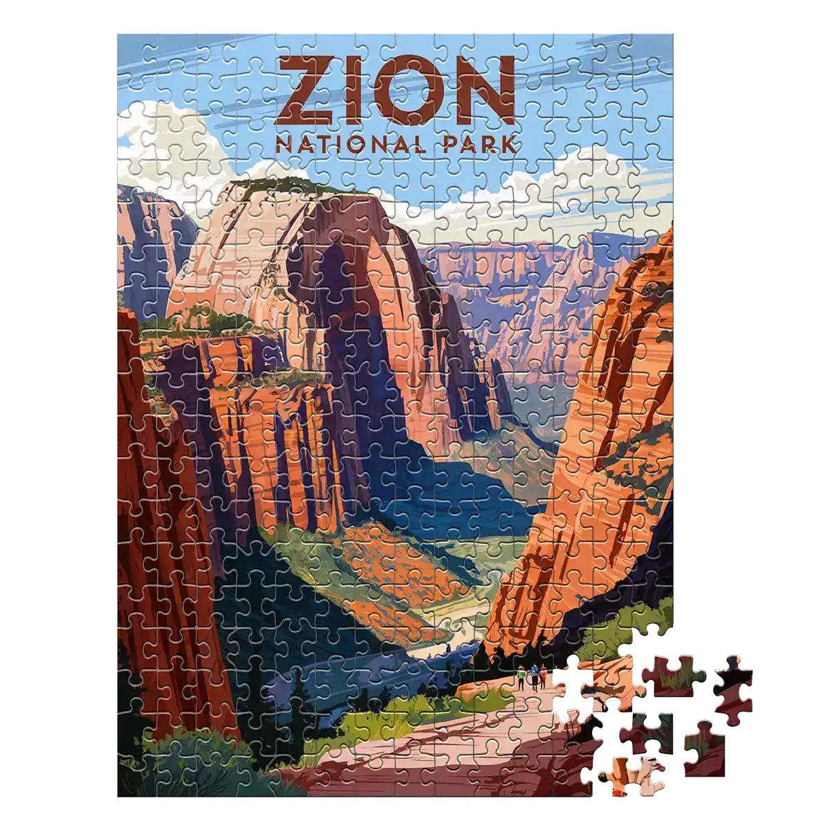Zion National Park Angels Landing 252 piece puzzle by MakeYourPuzzles