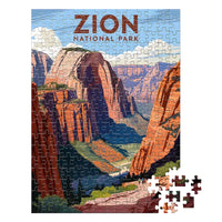 Thumbnail for Zion National Park Angels Landing 252 piece puzzle by MakeYourPuzzles