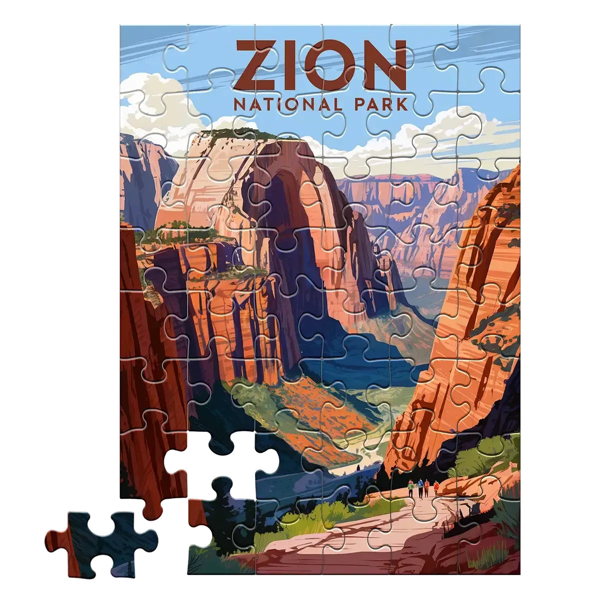 Zion National Park Angels Landing 48 piece puzzle by MakeYourPuzzles