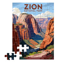 Thumbnail for Zion National Park Angels Landing 48 piece puzzle by MakeYourPuzzles