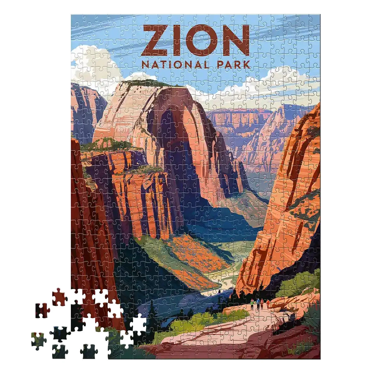 Zion National Park Angels Landing 500 piece puzzle by MakeYourPuzzles