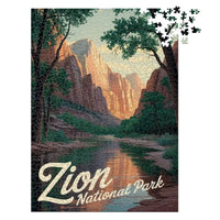 Thumbnail for Zion National Park Canyon 1000 piece puzzle by MakeYourPuzzles