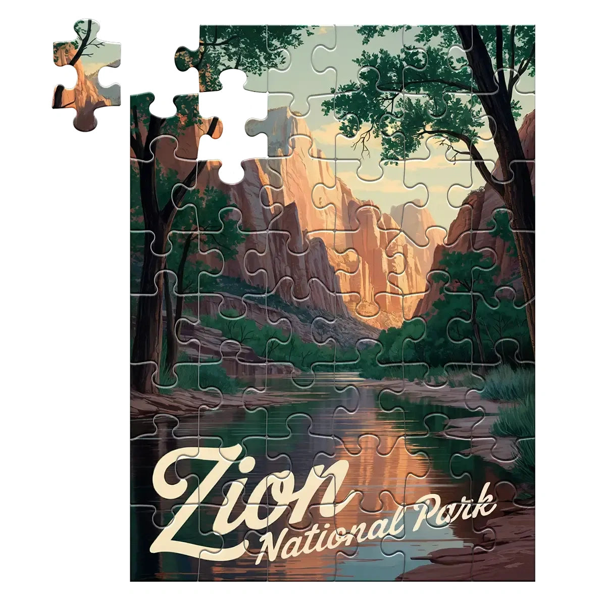 Zion National Park Canyon 48 piece puzzle by MakeYourPuzzles