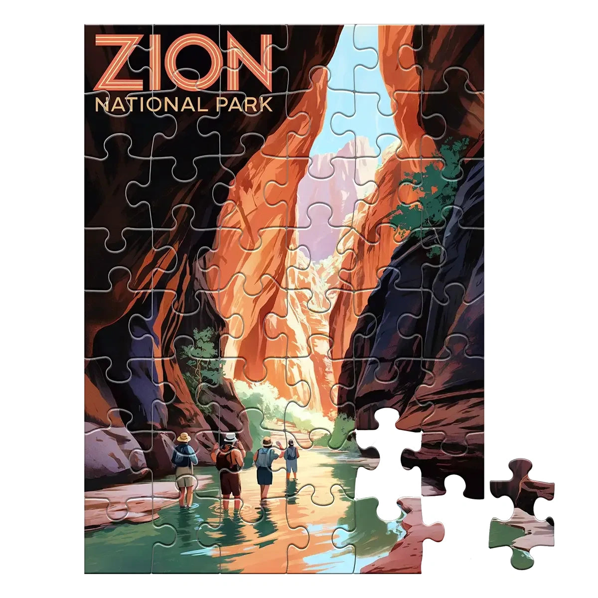 Zion National Park Passage 48 piece puzzle by MakeYourPuzzles