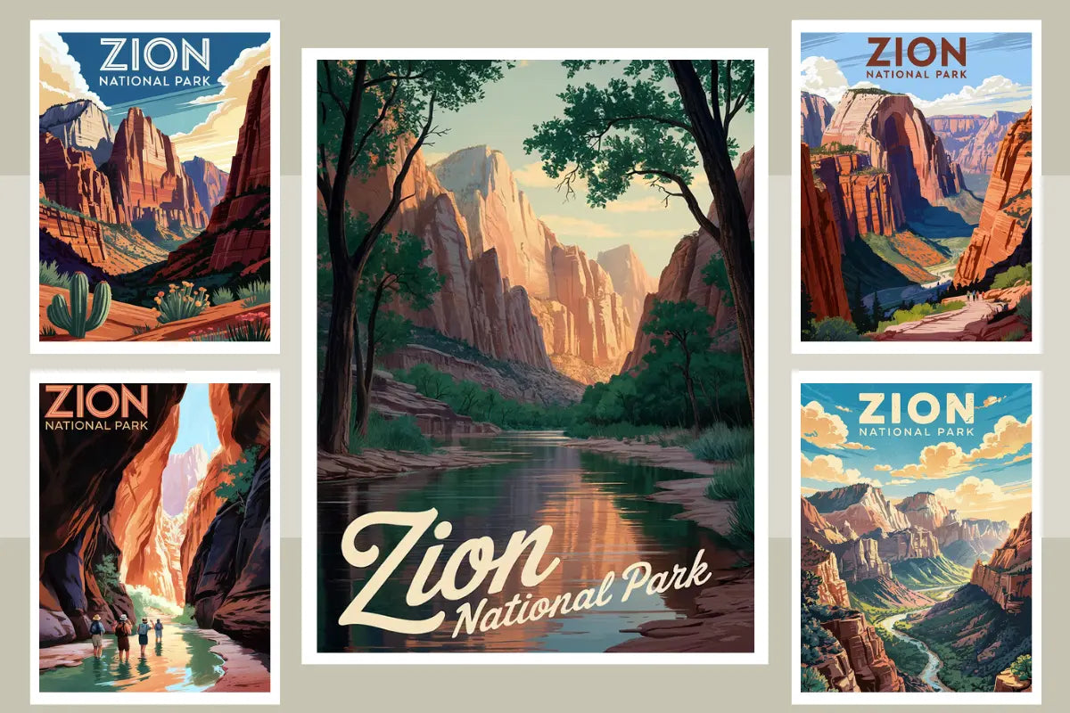 Zion National Park Puzzles by MakeYourPuzzles