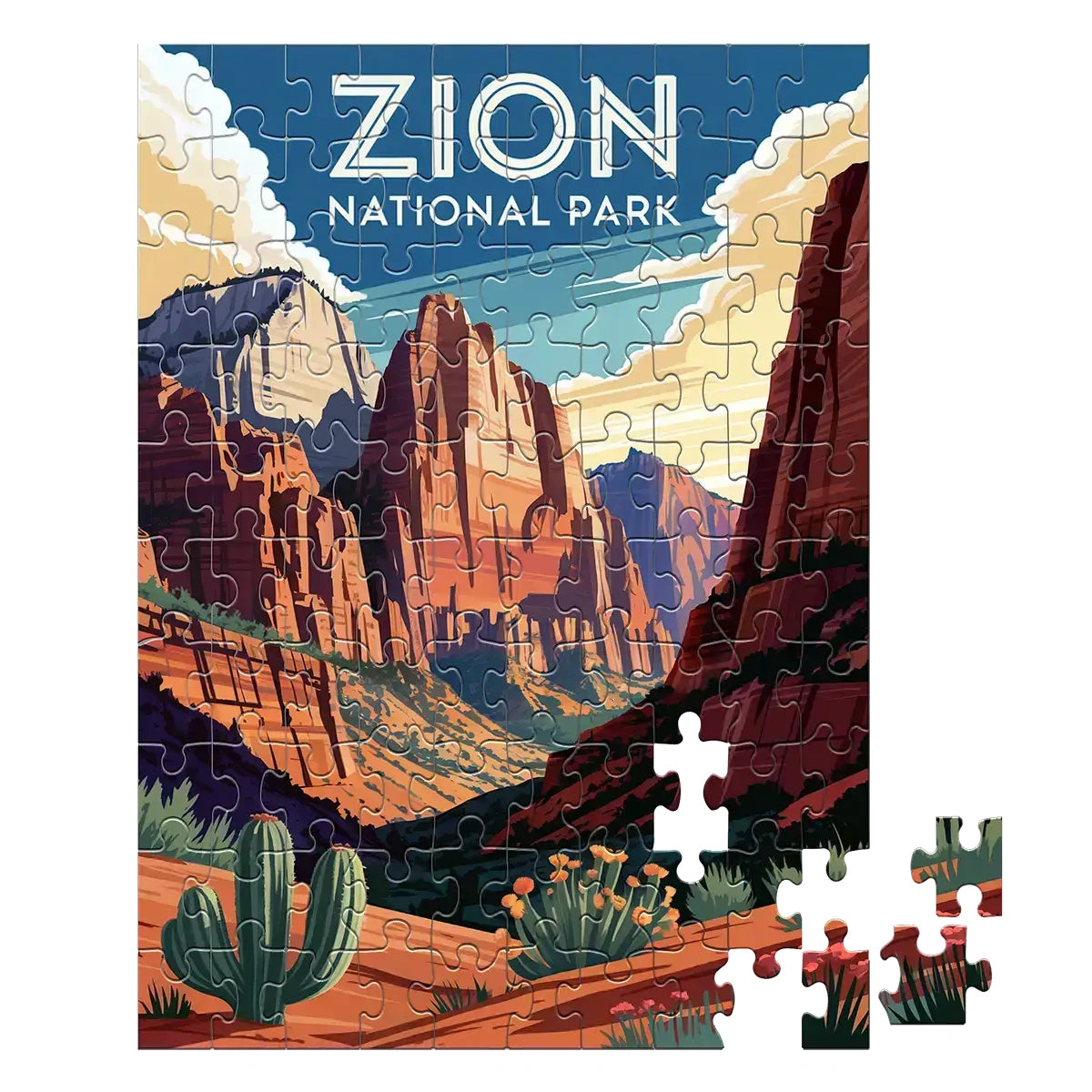 Zion National Park Radiance 100 piece puzzle by MakeYourPuzzles