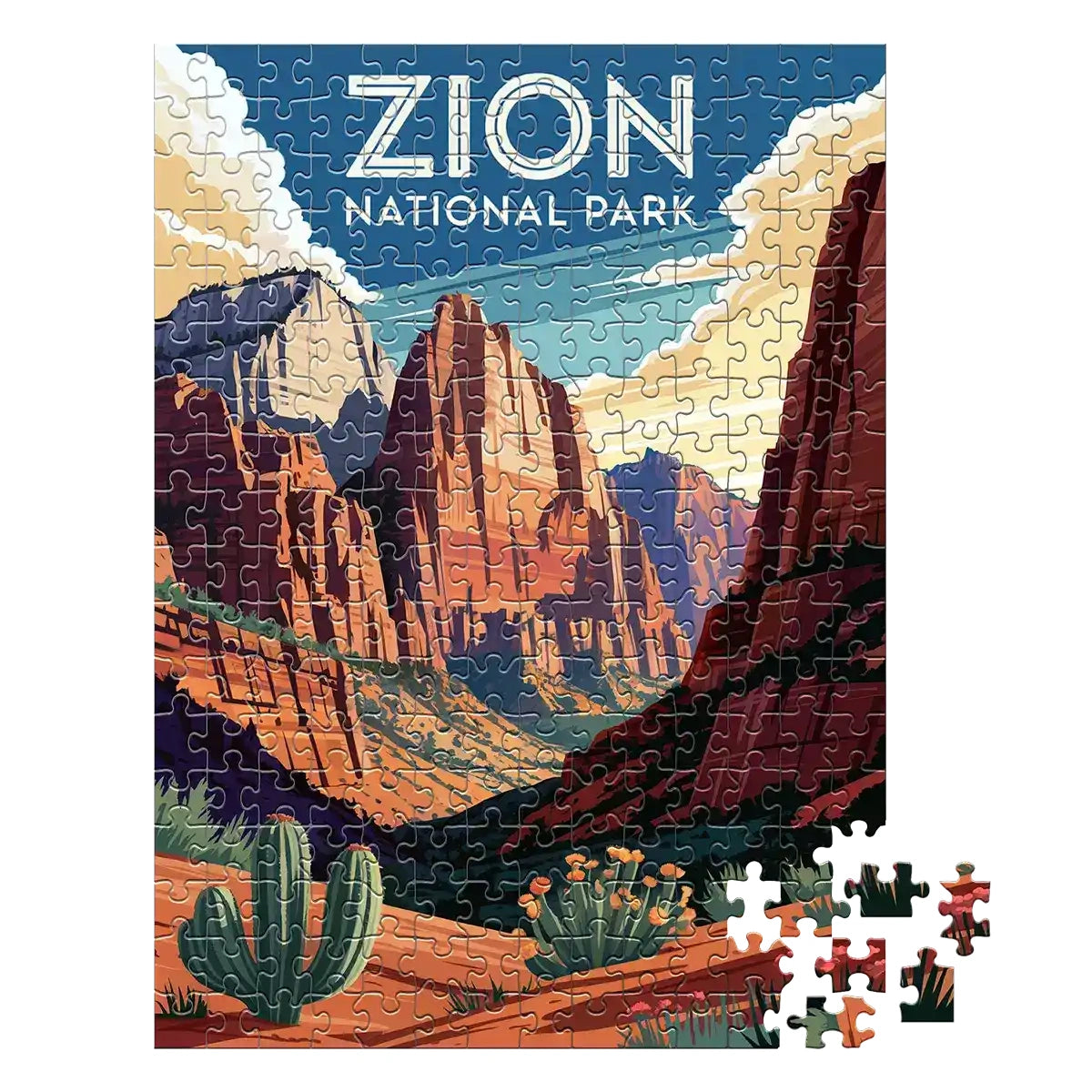 Zion National Park Radiance 252 piece puzzle by MakeYourPuzzles