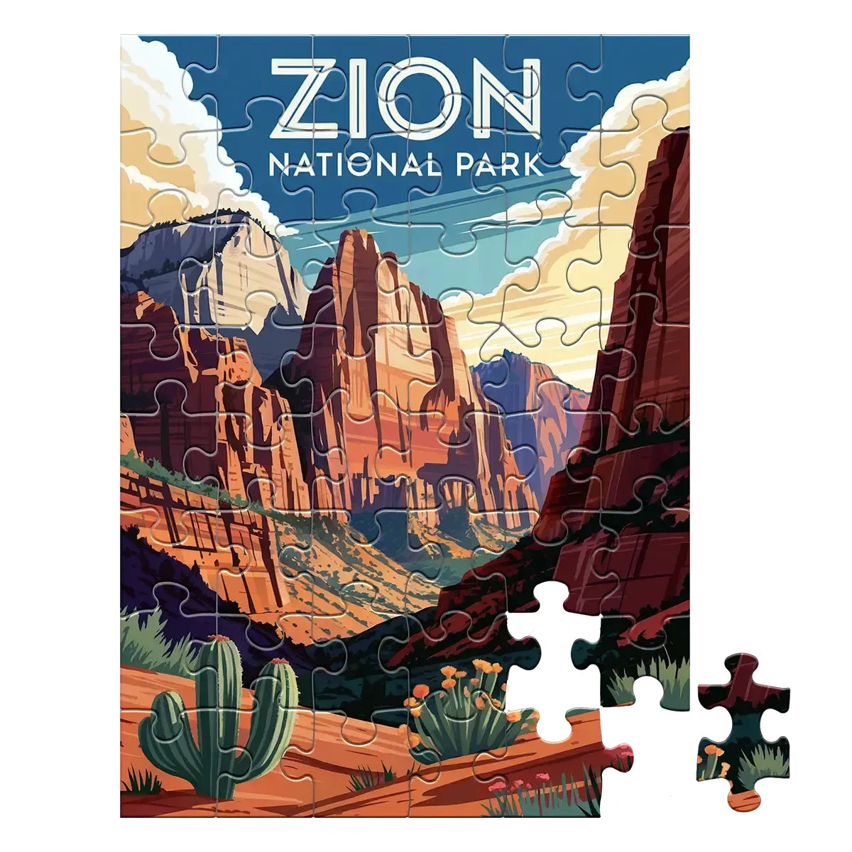 Zion National Park Radiance 48 piece puzzle by MakeYourPuzzles