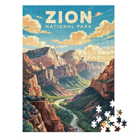 Thumbnail for Zion National Park Sanctuary 500 piece puzzle by MakeYourPuzzles