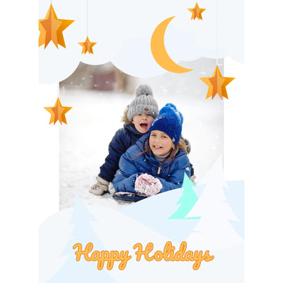 Christmas Moon Stars Photo Puzzle