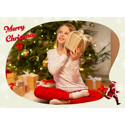 Christmas Snowflake Santa Photo Puzzle