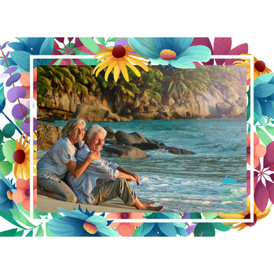 Gift Tropical Floral Photo Puzzle