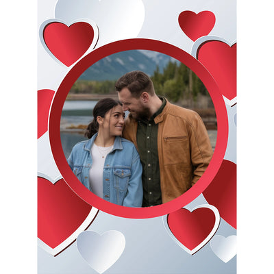 Love Circle Hearts Photo Puzzle