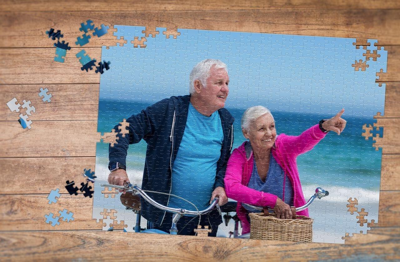 MakeYourPuzzles Classic Photo Puzzle Portrait 500 Piece Custom Photo Puzzle